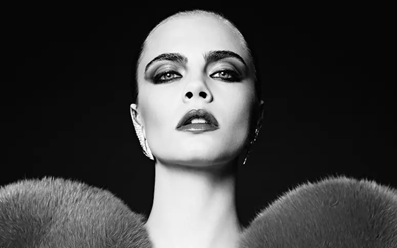 En images : Cara Delevingne muse de la nouvelle campagne Saint Laurent