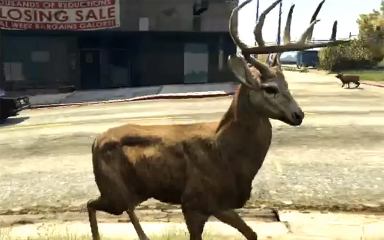 Quand un cerf indestructible joue les trolls dans GTA V