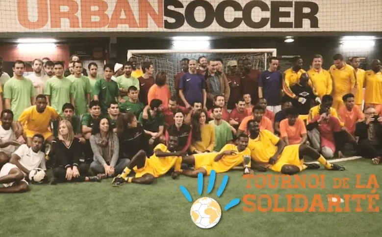 Un championnat de foot qui mêle migrants et Franciliens débute à Paris