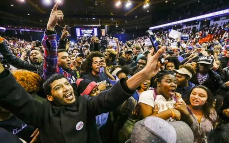 Vidéo : un meeting de Trump annulé par des manifestants fans de Kendrick Lamar