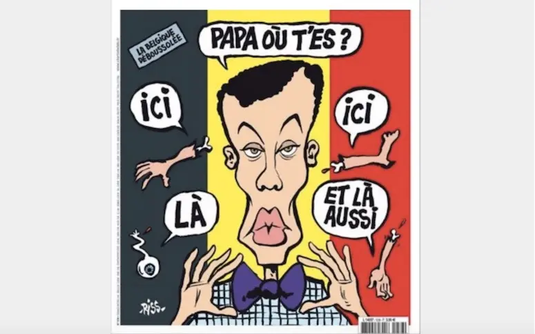 La une de Charlie Hebdo sur les attentats de Bruxelles choque la famille de Stromae