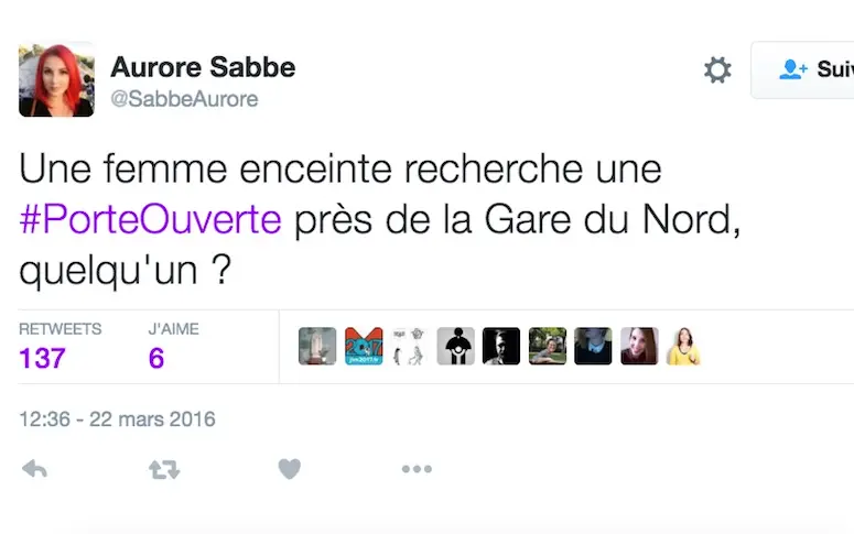 Après les attentats, les Bruxellois relancent le hashtag #porteouverte