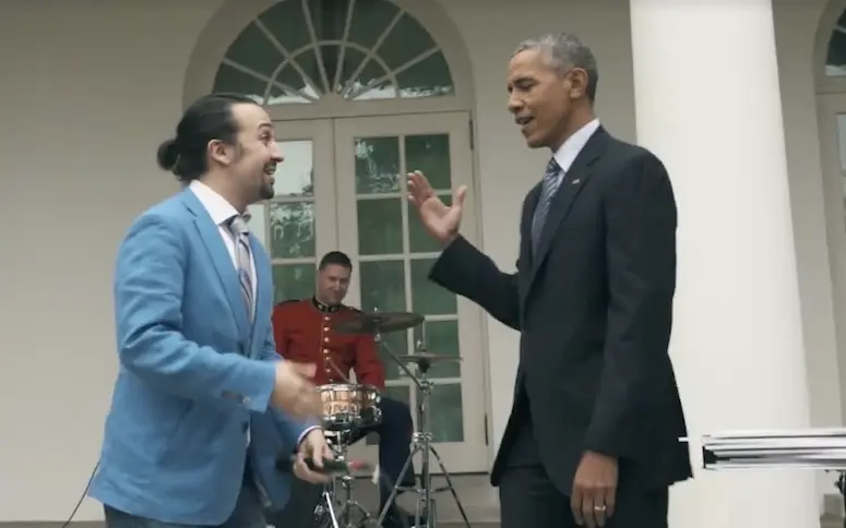 Vidéo : quand Barack Obama lance Lin-Manuel Miranda en freestyle de rap