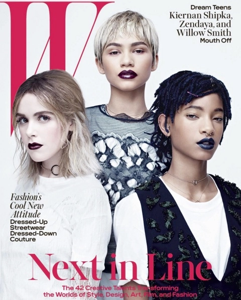 Le magazine W est accusé d’avoir blanchi la peau de Zendaya et Willow Smith