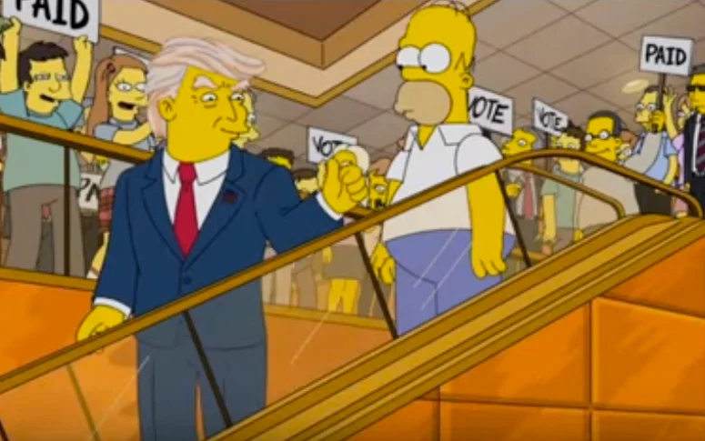 Quand Les Simpson prédisaient l’élection de Donald Trump en 2000