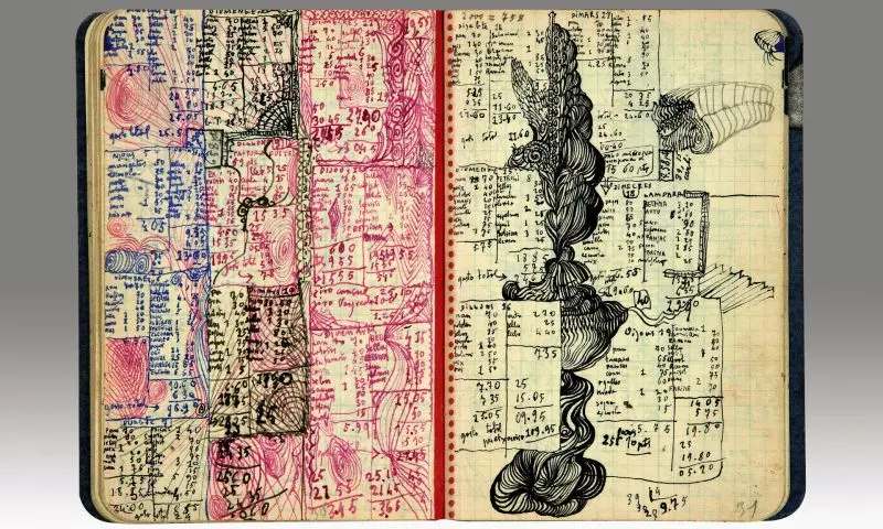 Dans le cerveau de Dali : un carnet inédit du maître surréaliste en vente à Paris