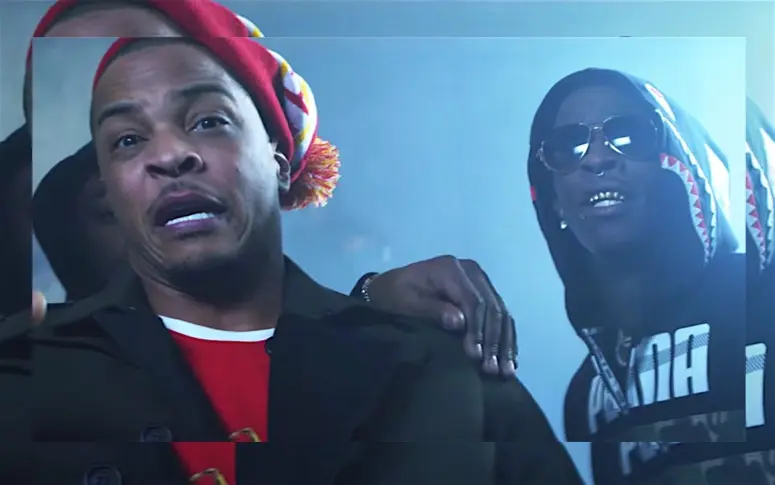 Bankroll Mafia, le supergroupe mené par T.I. et Young Thug, prend feu dans un nouveau clip