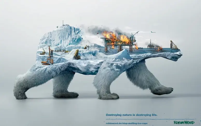 En images : la campagne choc d’une ONG contre la destruction de l’environnement
