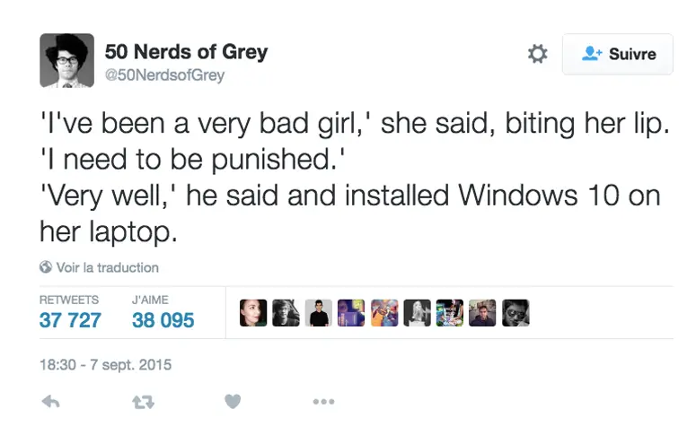 “50 Nerds of Grey” : sur Twitter, la parodie tordante du best seller en mode geek