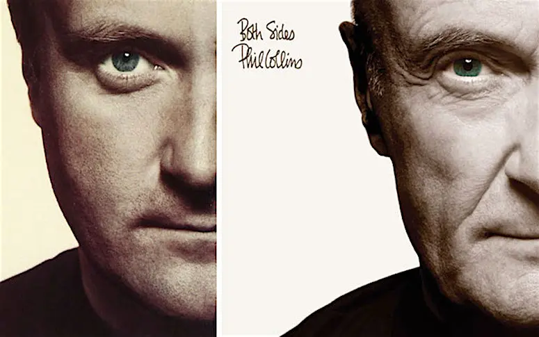 En images : Phil Collins recrée les pochettes de ses albums des années plus tard