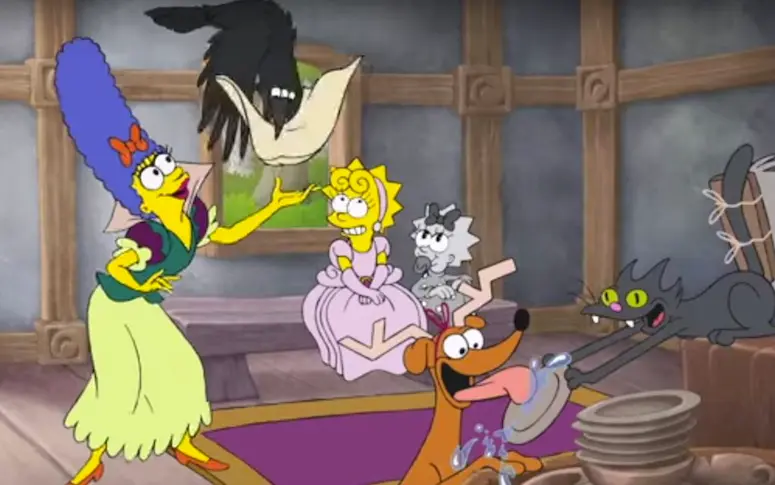 Vidéo : Les Simpson rendent hommage aux classiques Disney