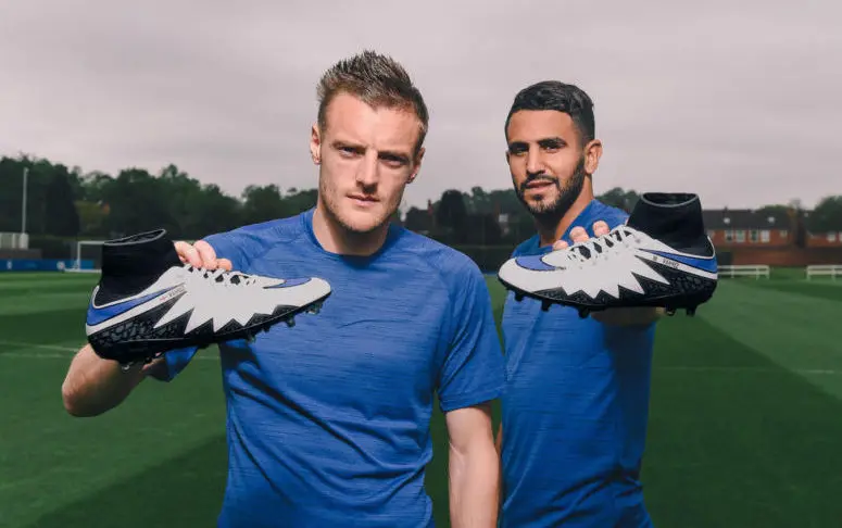 Nike crée les Vahrez, des crampons spéciaux pour Vardy et Mahrez