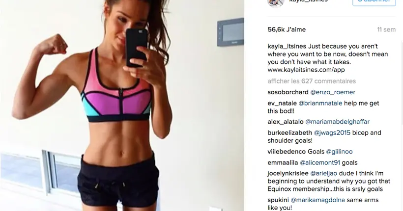 Pourquoi les comptes #fitspo sur Instagram sont mauvais pour la santé