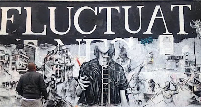 À l’épicentre de Paris, le symbolique Fluctuat Nec Mergitur recouvert par une fresque anti-flics