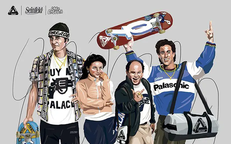 Un illustrateur habille le crew de Seinfeld avec les marques les plus hype