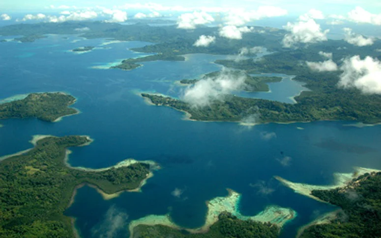 À cause du réchauffement climatique, la mer a englouti cinq des îles Salomon