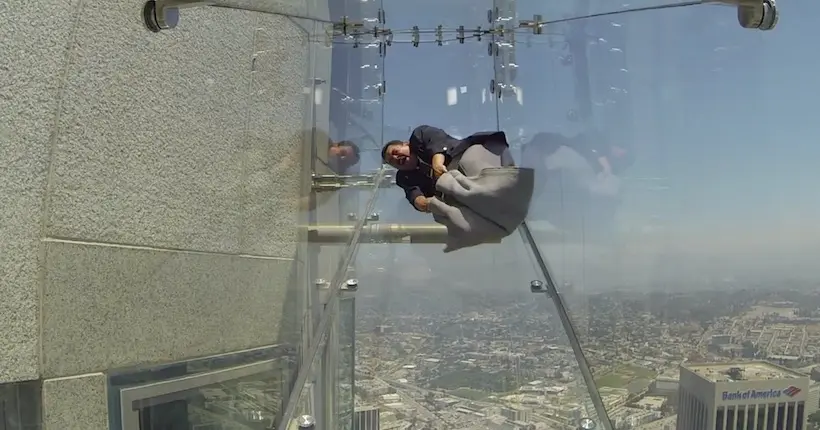 Vidéo : un petit tour de toboggan à 305 mètres du sol de Los Angeles, ça vous dit ?