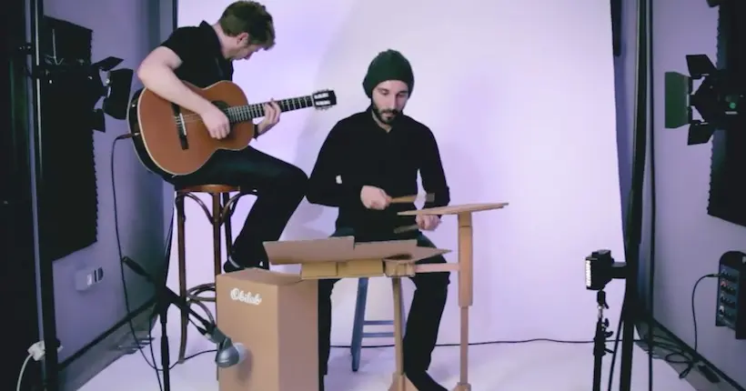 Une entreprise espagnole a créé une batterie en carton pour les musiciens nomades