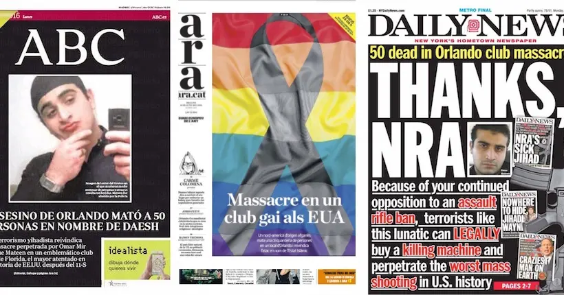 Orlando : émotions profondes en Unes des journaux du monde entier