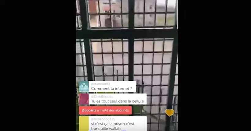 Vidéo : depuis sa cellule, un détenu réalise un live sur Periscope