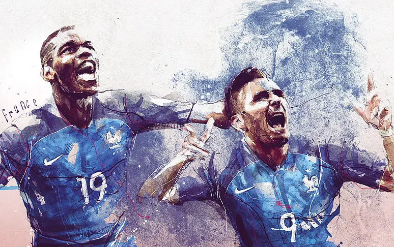 Pour ESPN, un artiste français crée 24 posters sur l’UEFA Euro 2016™