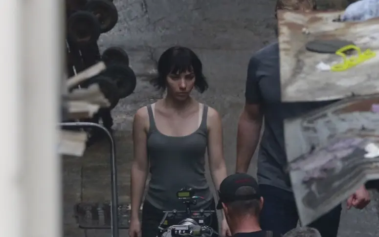 En images : Scarlett Johansson sur le tournage de Ghost in the Shell