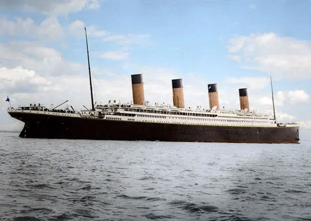 Des photos du Titanic en 1912 recolorisées