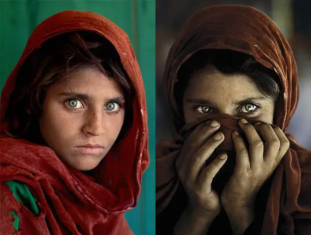 La photo de “l’Afghane aux yeux verts” faillit être écartée
