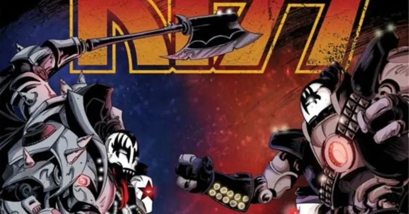Kiss et son glam rock reviennent… en comics de science-fiction