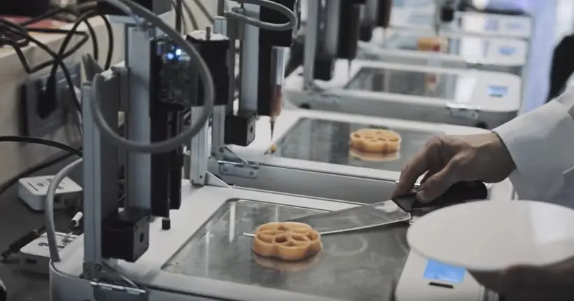 Vidéo : le premier restaurant qui imprime ses plats en 3D