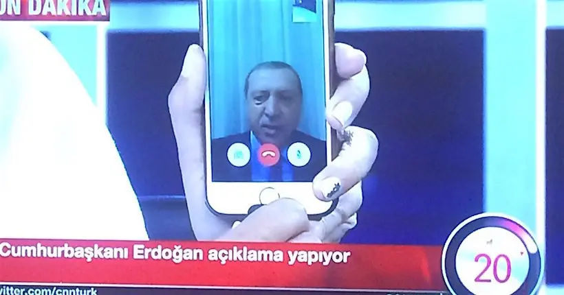 Turquie : quand le président Erdogan déjoue la tentative de putsch via FaceTime