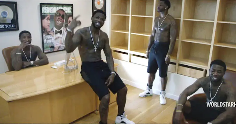 Gucci Mane balance son premier clip depuis sa sortie de taule