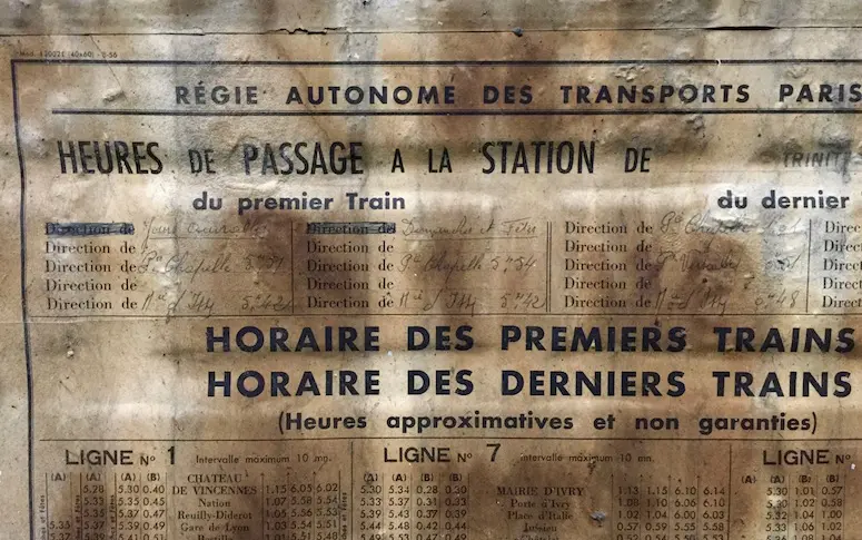 Paris : sous les murs d’une station de métro en rénovation, un voyage dans le temps