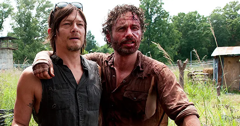 The Walking Dead : Norman Reedus trolle Andrew Lincoln avec des paillettes