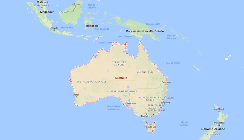 Votre GPS ne sait plus où se trouve l’Australie
