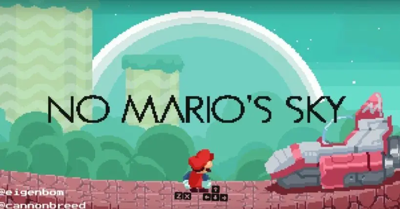 Dans No Mario’s Sky, notre plombier préféré explore un univers infini