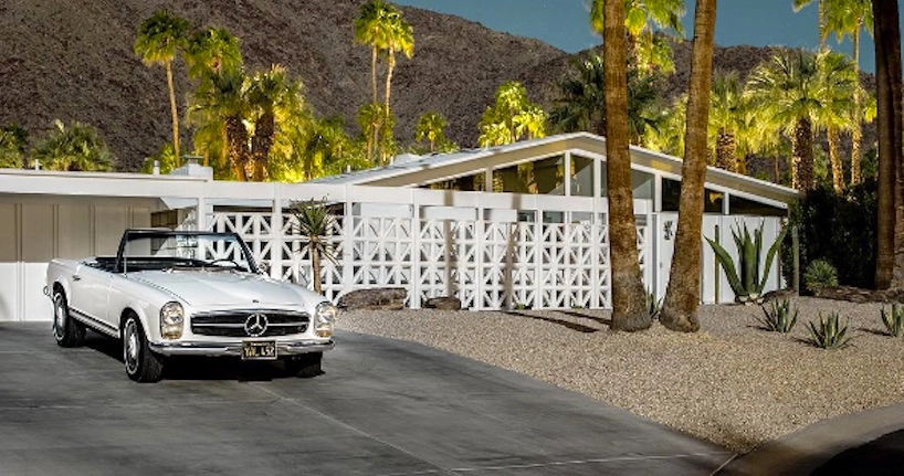 Palm Springs au clair de lune, immortalisée par Tom Blachford