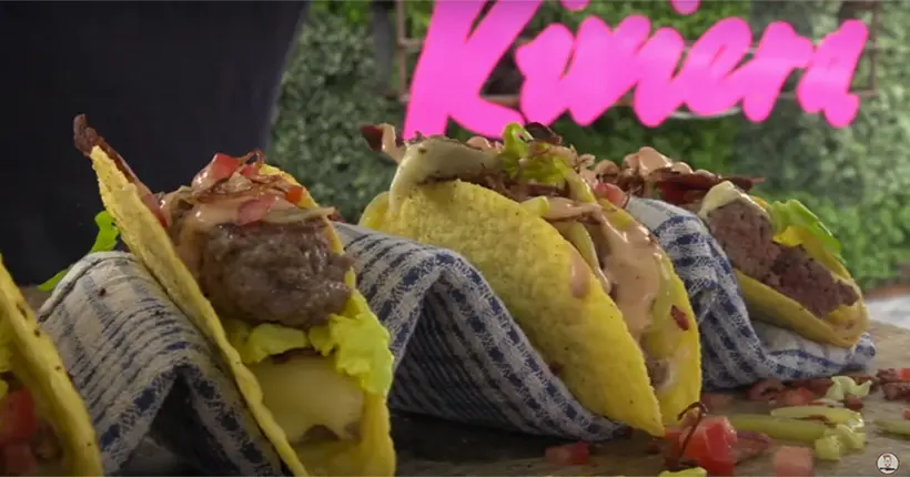 Vidéo : la recette des tacos façon cheeseburger