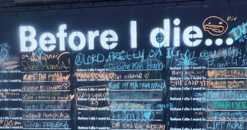“Before I Die” : quand la SNCF vous demande ce que vous voulez faire avant de mourir