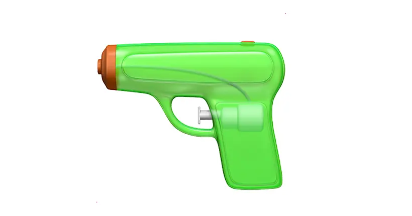 Apple remplace l’emoji revolver par un pistolet à eau