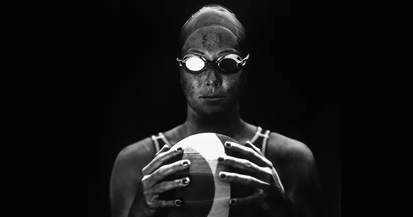 Les superbes portraits d’athlètes olympiques réalisés à la chambre photographique