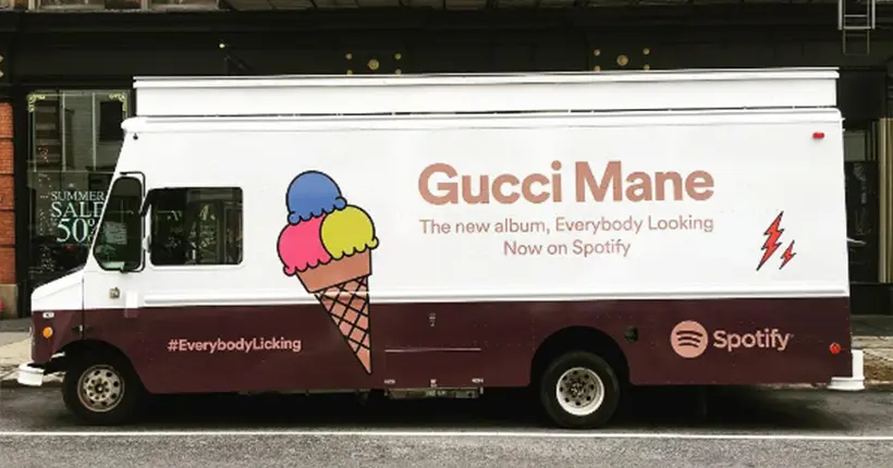 Gucci Mane s’offre un camion de glacier avec Spotify