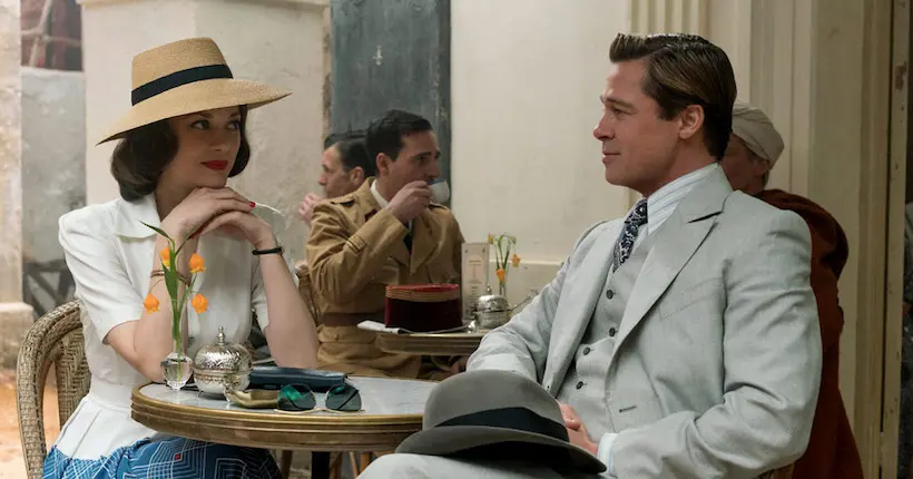 Brad Pitt et Marion Cotillard élégants en diable sur les premières images d’Allied