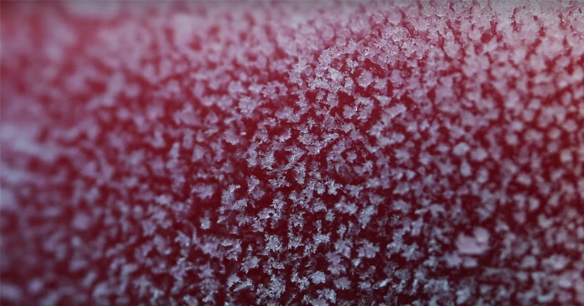 Vid O Laissez Vous Hypnotiser Par Des Glaces Qui Fondent