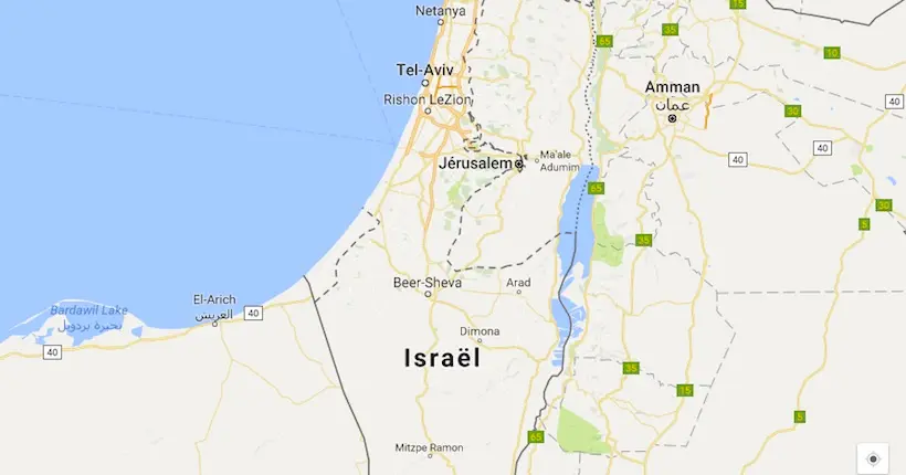 Google Maps : mais où est donc la Palestine…