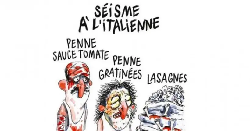 Un dessin de Charlie Hebdo sur le séisme d’Amatrice choque l’Italie