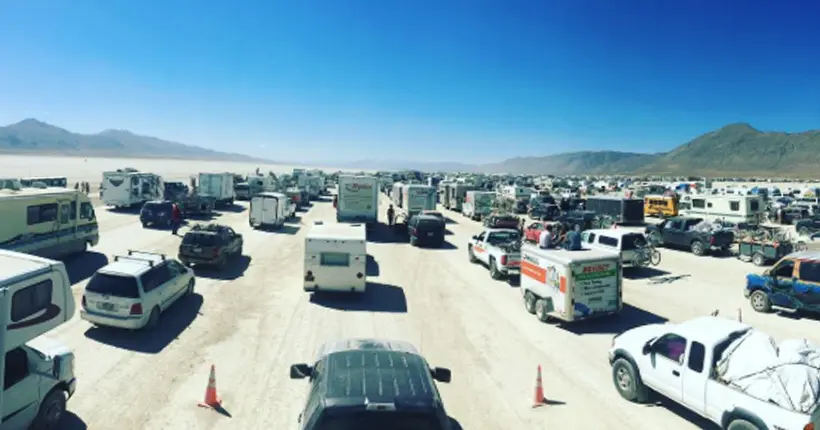 En images : le coût écologique du festival Burning Man
