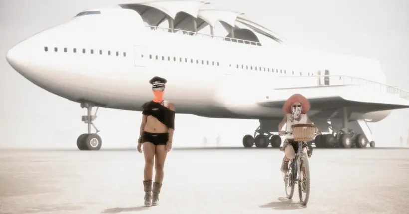 Vidéo : au Burning Man, un Boeing 747 a été transformé en club