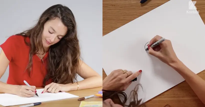 Vidéo : Charlotte Le Bon répond à nos questions en dessin