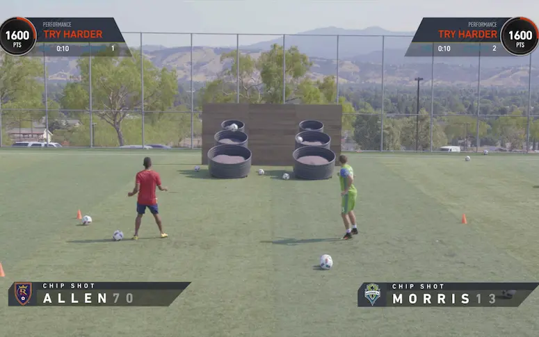 Vidéo : des joueurs de MLS testent en vrai les défis techniques de FIFA 17